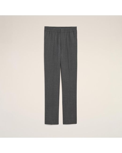 AMI Multicolor Elasticated-Waist Wool Trousers for men