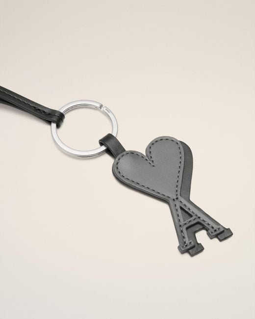 AMI Natural Leather Ami De Coeur Keyring