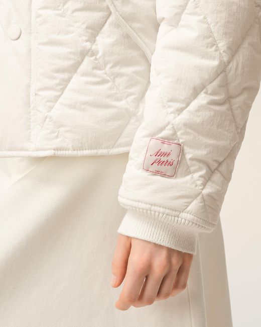 AMI Natural Nylon Padded Jacket