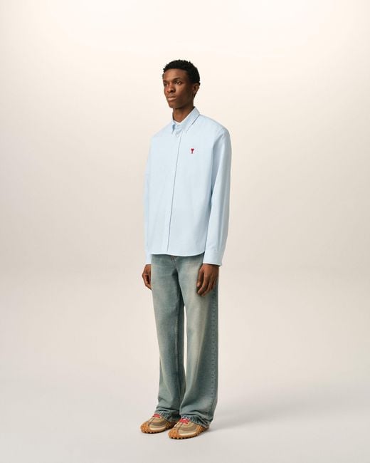 AMI Blue Ami Shirts