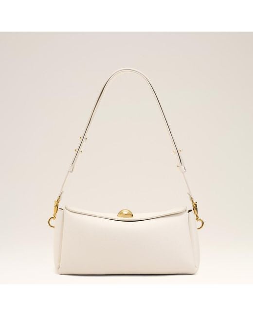 AMI Natural Cow Leather Carrousel Bag