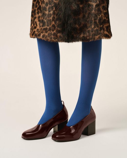 AMI Natural Cow Leather Pumps