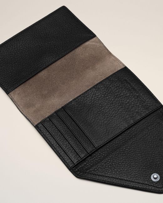 AMI Natural Taurillon Leather Etienne Envelope Passport Holder
