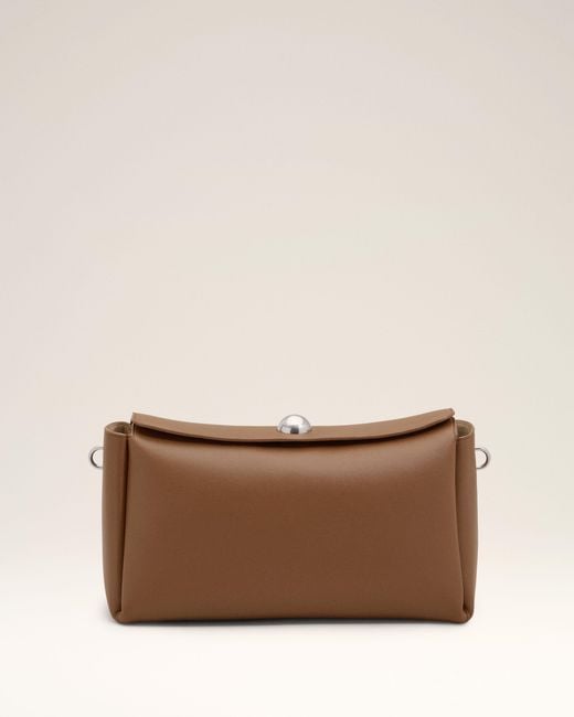 AMI Natural Medium Cow Leather Carrousel Bag