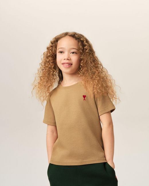 AMI Natural Cotton Ami De Coeur T-Shirt
