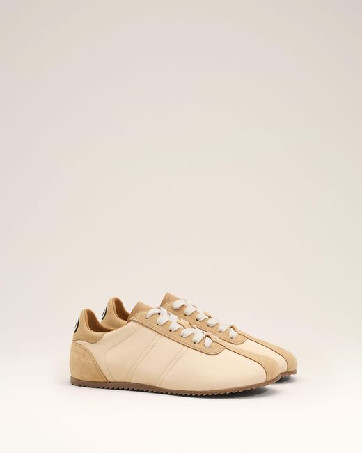 AMI Natural Nylon Soft Sneakers