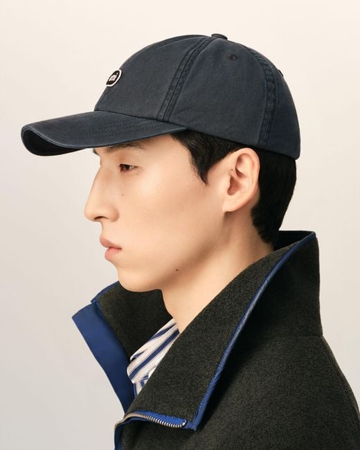 AMI Blue Cotton Cap With Ami Patch
