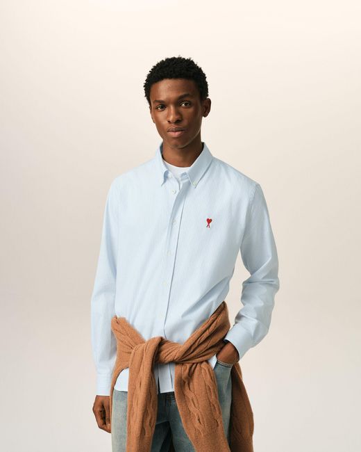 AMI Blue Ami Shirts
