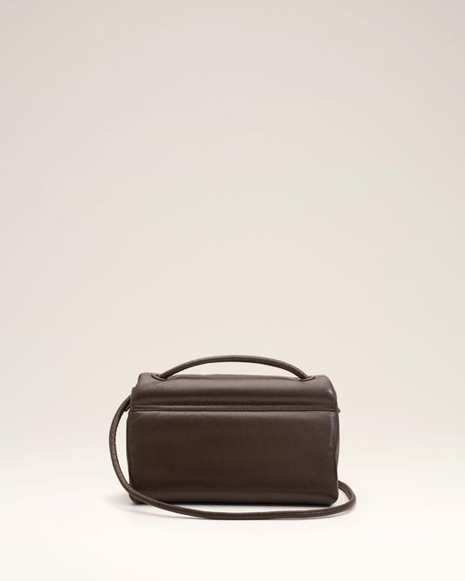 AMI Natural Cowhide Leather Voulez-Vous Bag