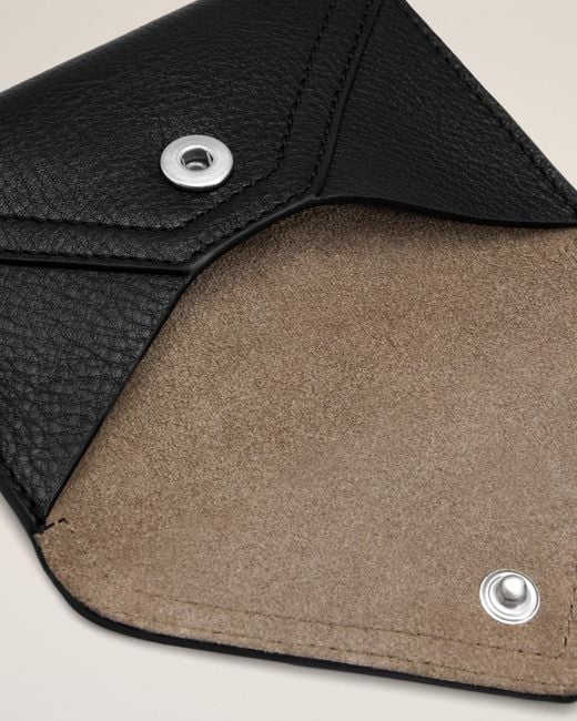 AMI Natural Etienne Taurillon Leather Envelope Card Holder