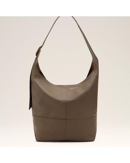 AMI Brown Taurillon Leather Etienne Crossbody Bag