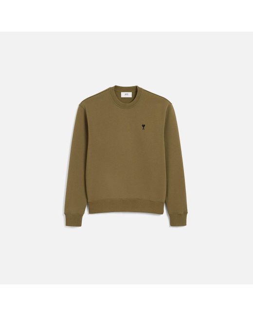 Sweatshirt Vert Ami De Coeur En Coton AMI pour homme en coloris Green
