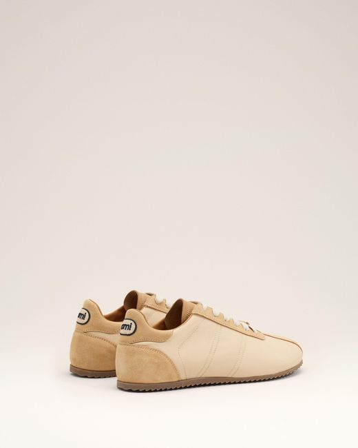 AMI Natural Nylon Soft Sneakers