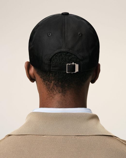 AMI Black Nylon Ami De Coeur Stud Cap