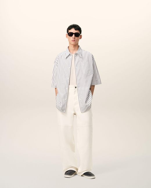 AMI Natural Cotton Worker Trousers for men