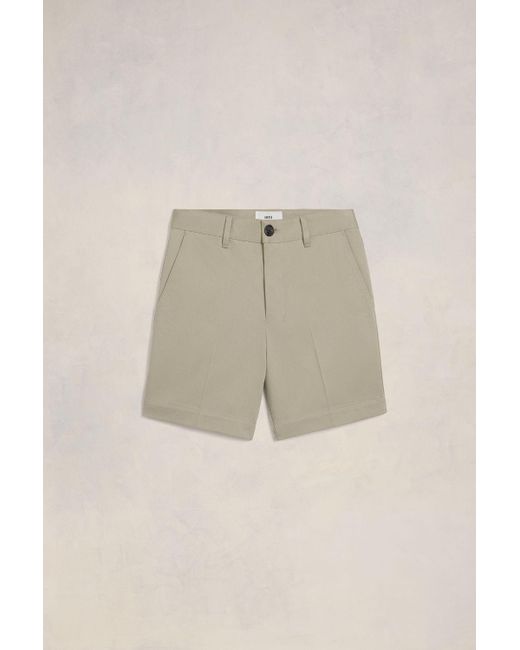AMI Natural Chino Shorts for men