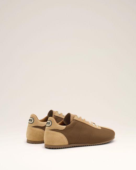 AMI Natural Nylon Soft Sneakers