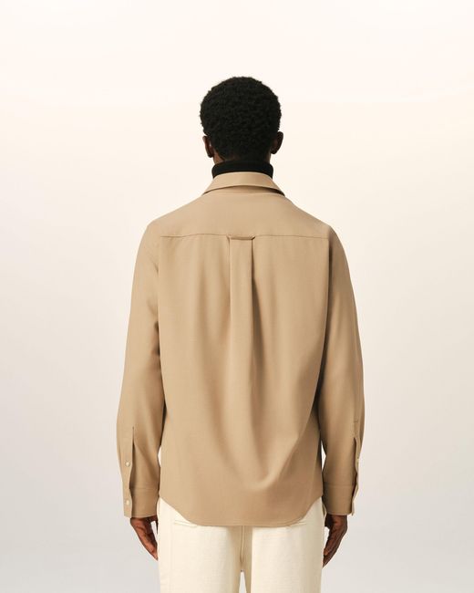 AMI Natural Wool Shirt for men