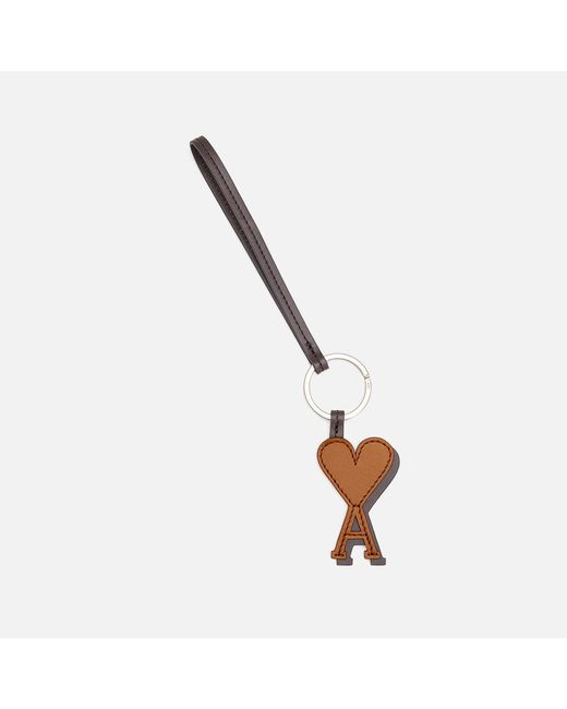 AMI Natural Leather Ami De Coeur Keyring