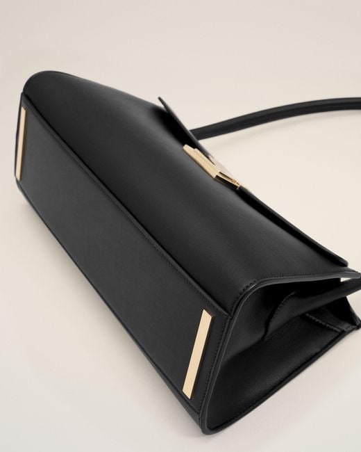 AMI Natural Cow Leather Small Mimi Bag
