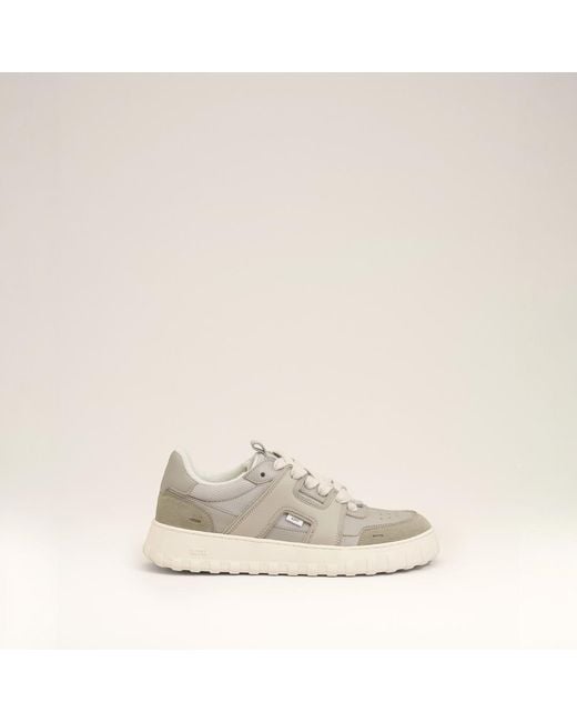 AMI Natural Cowhide Leather A Walk Sneakers