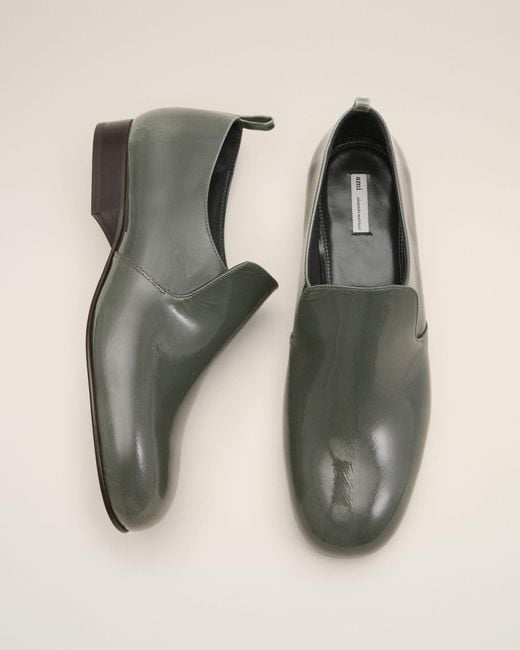 AMI Natural Flat Cow Leather Shoes