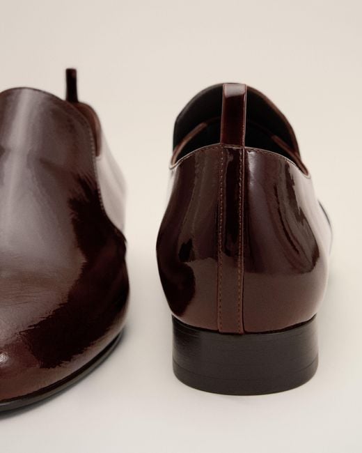 AMI Natural Flat Cow Leather Shoes