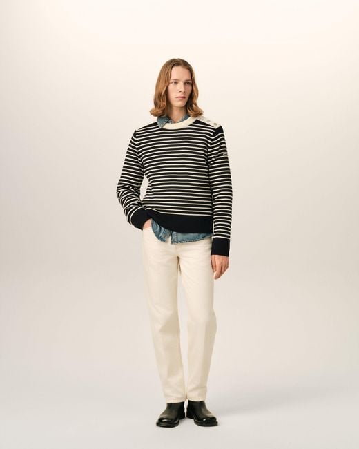 AMI Natural Parisian-Fit Cotton Jeans for men