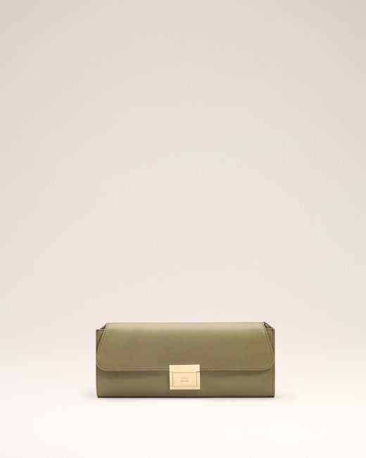 AMI Natural Smooth Leather Mimi Pouch