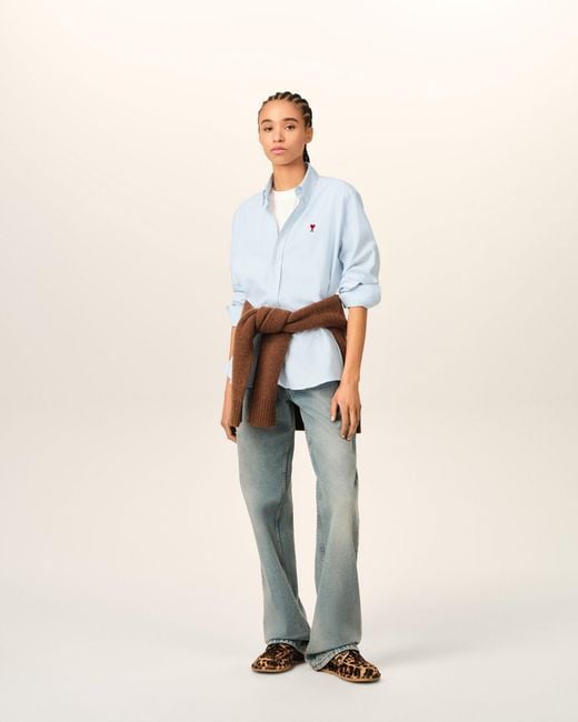 AMI Blue Ami Shirts
