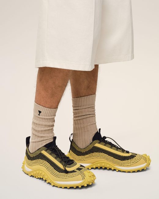 AMI Natural Knit Mirage Sneakers