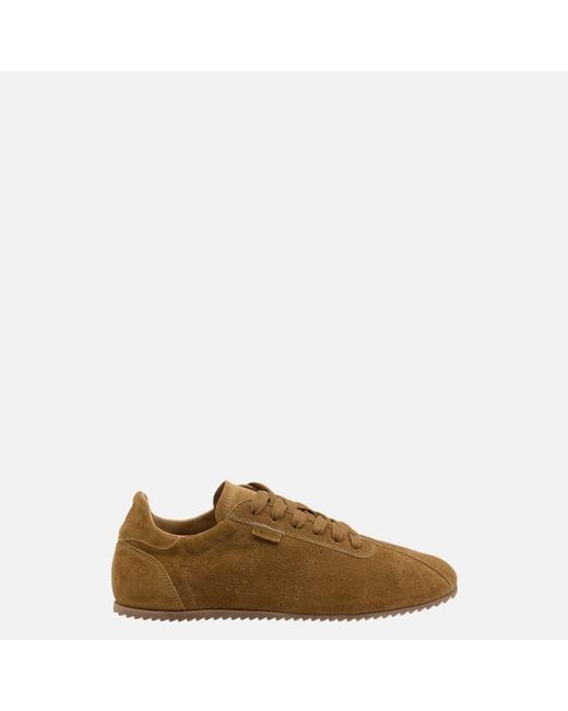 AMI Natural Cow Leather Soft Sneakers
