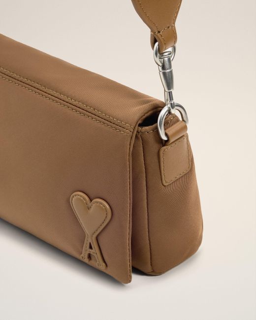 Ami Paris Nylon Canvas Marcel Lunch Box Bag in Natural | Lyst