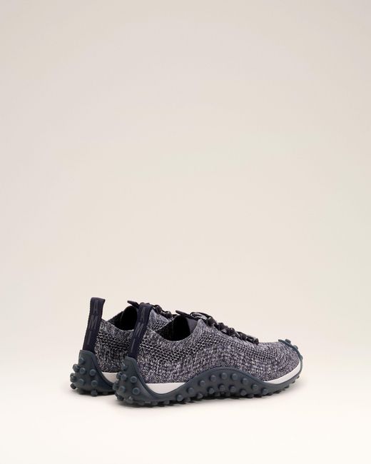 AMI Blue Knit Mirage Sneakers