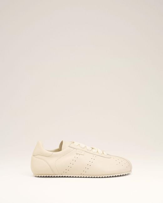 AMI Natural Cow Leather Soft Sneakers