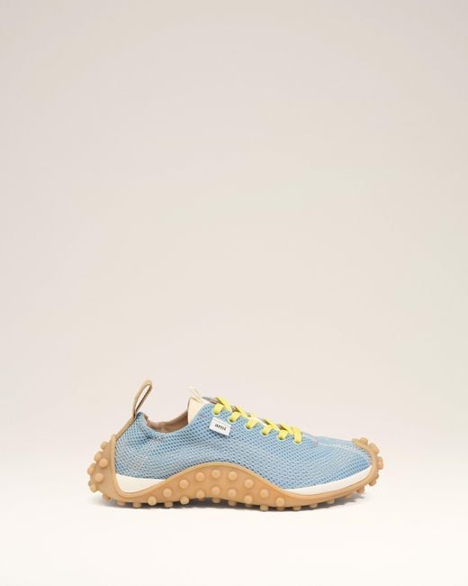 AMI Blue Mesh Mirage Sneakers