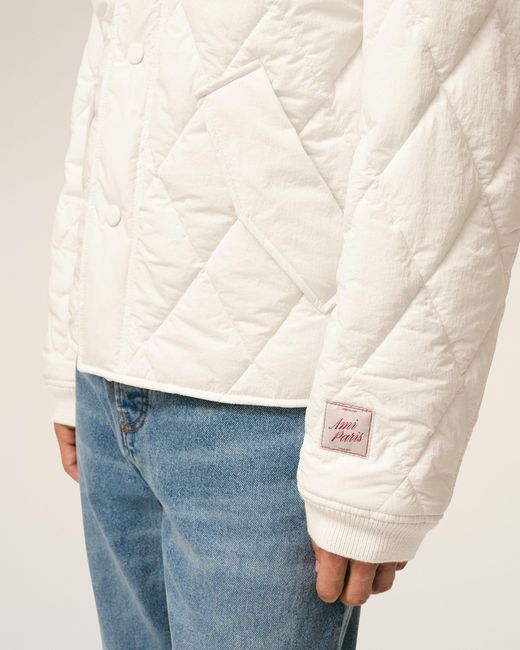 AMI Natural Nylon Padded Jacket