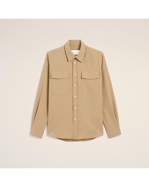 AMI Natural Wool Shirt for men