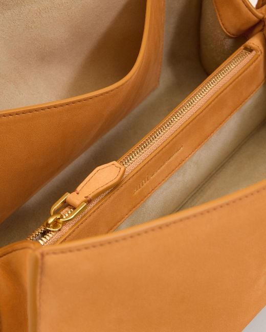 AMI Natural Cow Leather Small Mimi Bag