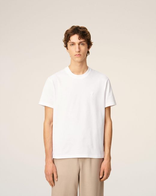 AMI Natural Organic Cotton Ami De Coeur T-Shirt