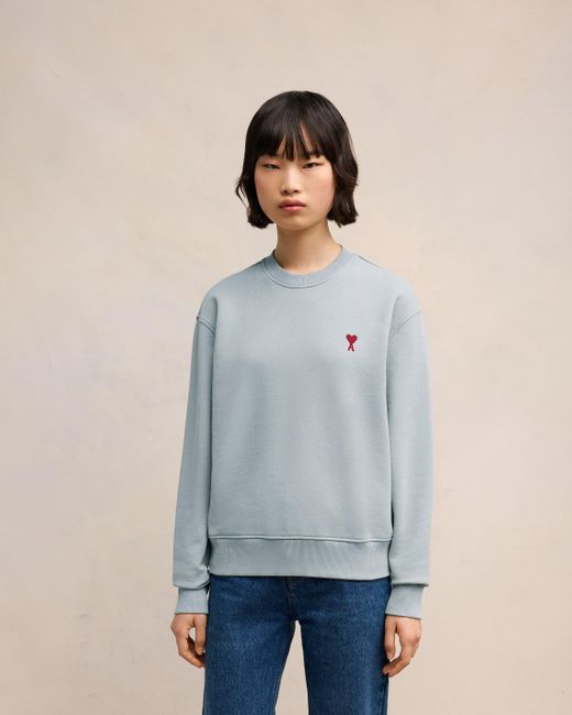 AMI Blue Ami De Coeur Sweatshirt