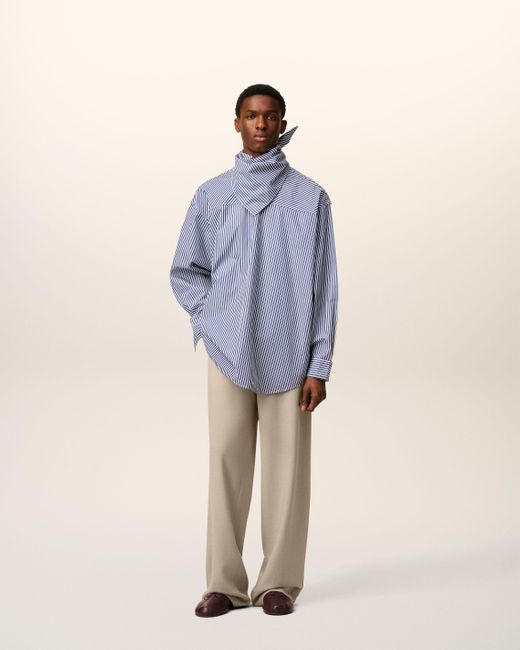 AMI Natural Wool Elasticated Trousers for men
