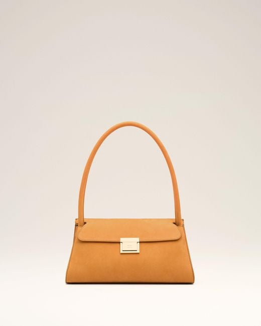 AMI Natural Cow Leather Small Mimi Bag