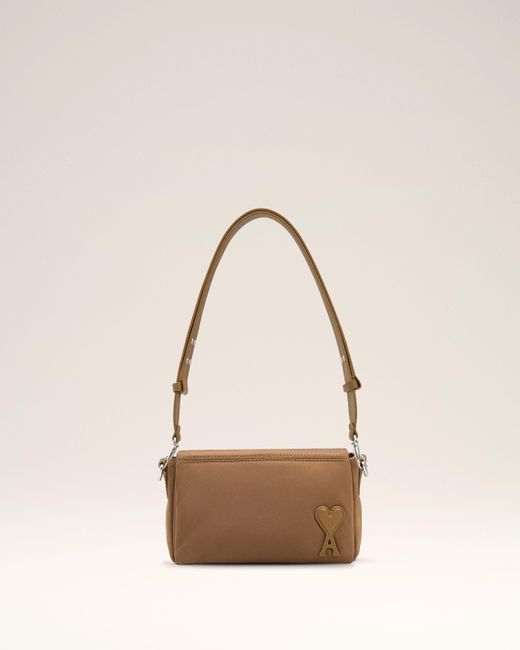 Ami Paris Nylon Canvas Marcel Lunch Box Bag in Natural | Lyst