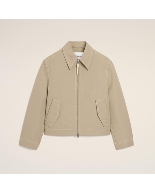 AMI Natural Cotton Utility Jacket for men