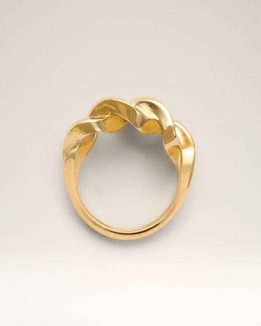 AMI Metallic Brass Tresse Ring