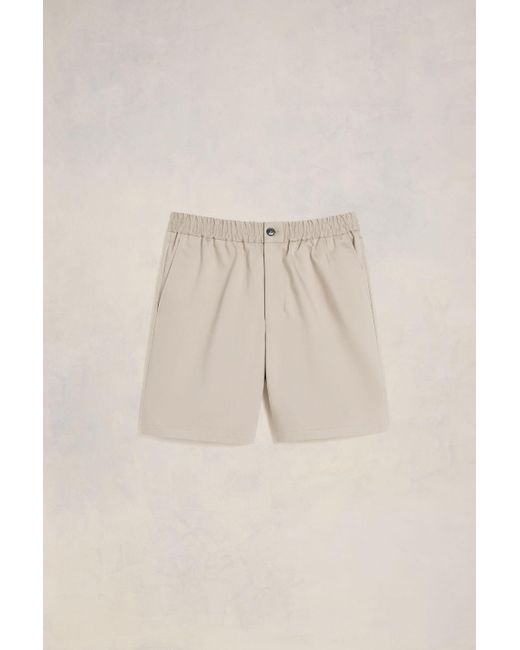 AMI Natural Elasticated Waist Shorts for men