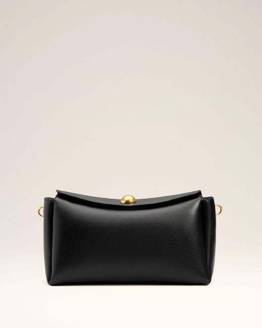AMI Black Medium Cow Leather Carrousel Bag