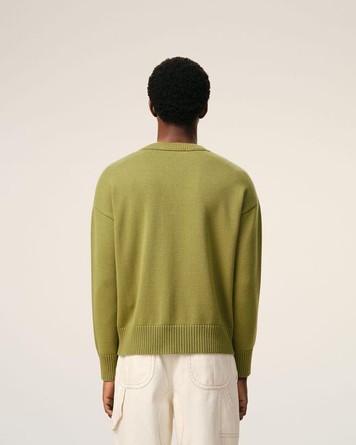AMI Green Crewneck Sweater