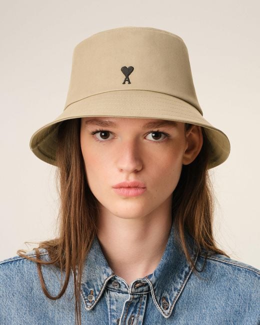 AMI Natural Cotton Ami De Coeur Bucket Hat